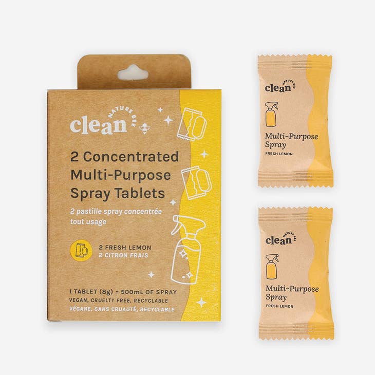 Fresh Lemon Multi-Purpose Cleaning Spray Tablets 2pk