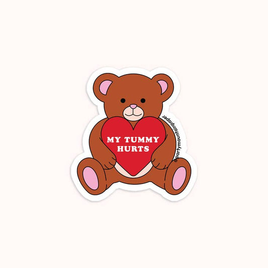 My Tummy Hurts Sticker