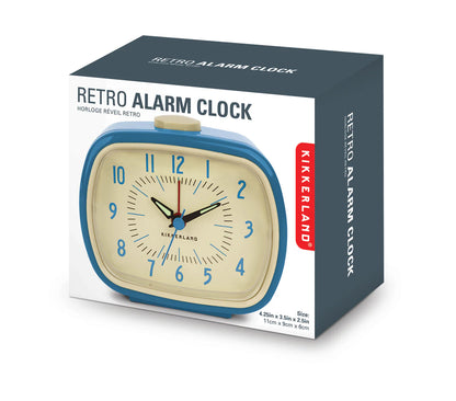 Retro Alarm Clock Blue