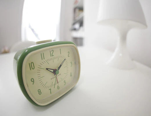 Retro Alarm Clock Green