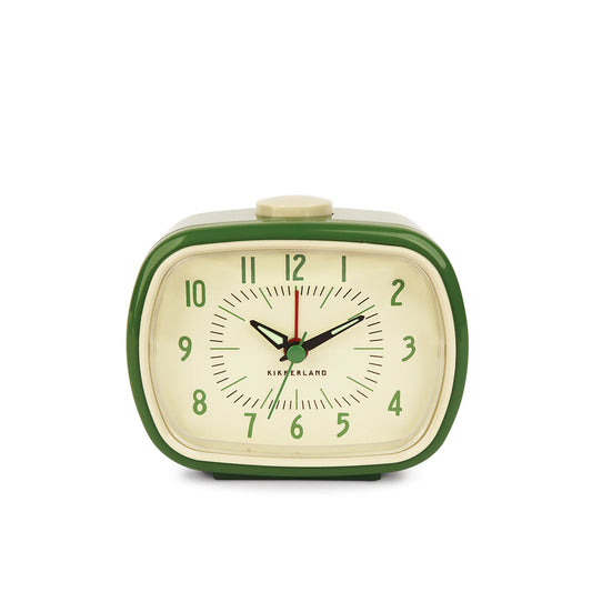 Retro Alarm Clock Green