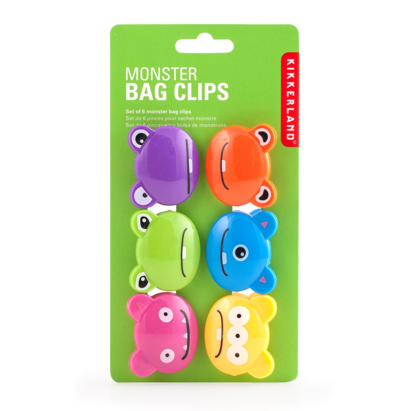 Monster Bag Clips Set/6