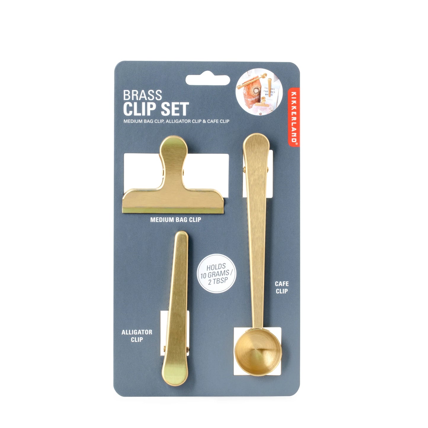 Brass Clip Set/3