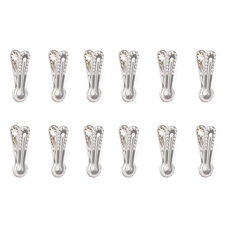 Aluminum Bag Clips S/10