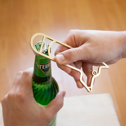 Gold Dog Bottle Opener