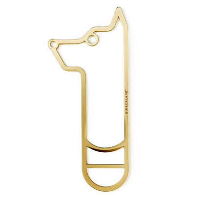 Gold Dog Bottle Opener