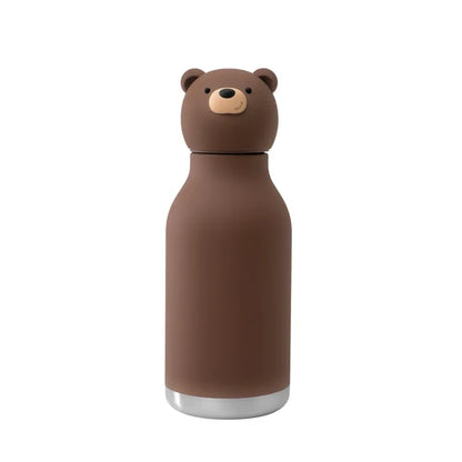 Bestie Vaccum Insulated Water Bottle - Brown Bear