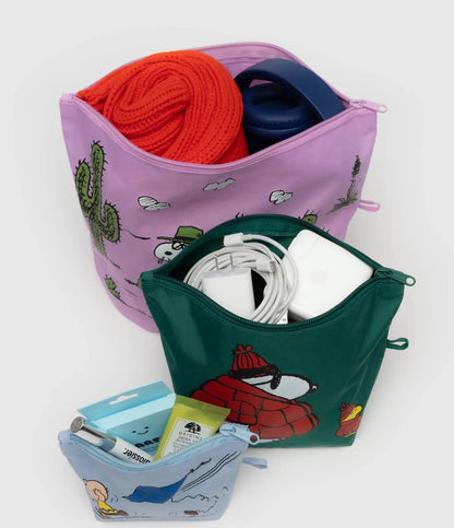 BAGGU Go Pouch Set - Peanuts