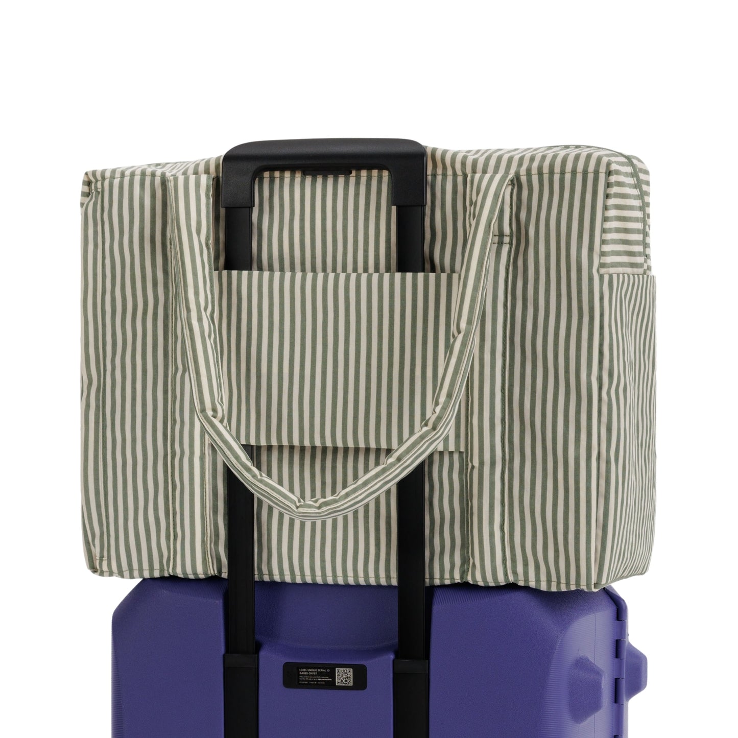 BAGGU Cloud Carry-on Travel Bag - Sage Strip