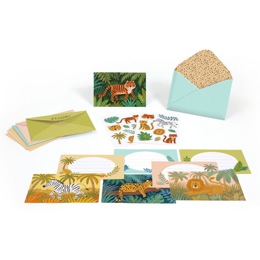 Letter Box Invitations Jungle Animals