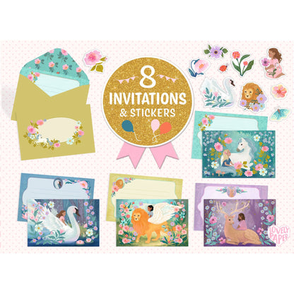 Letter Box Invitations Marvelous Creatures