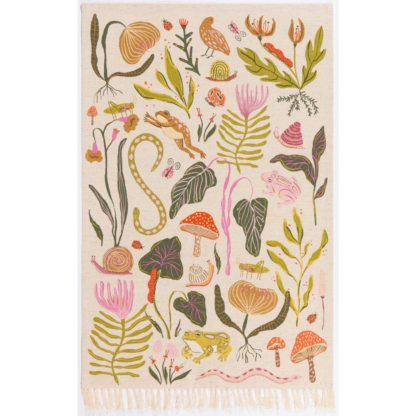 Gardenland Embroidered Teatowel