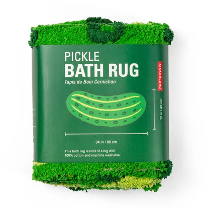 Pickle bath mat packaging insert shown separately.