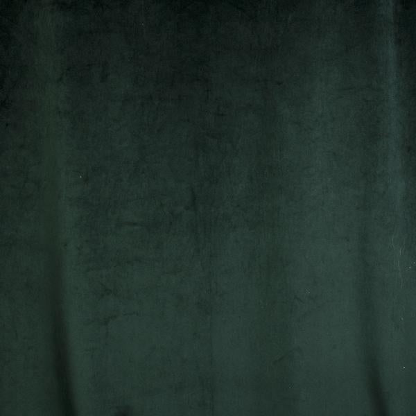 Velvet Curtain Panel Dark Green