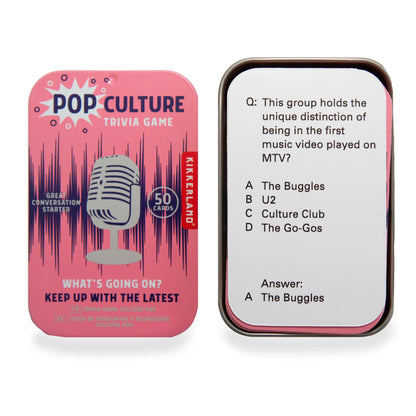 Pop Culture Trivia Cards