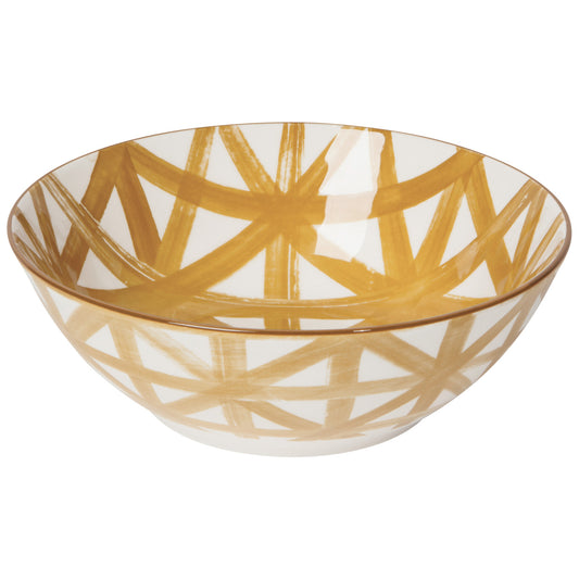 Bowl Imperial 8in Crosshatch