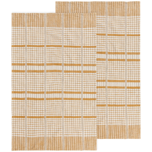 Saffron Finley Check Dishtowel Set