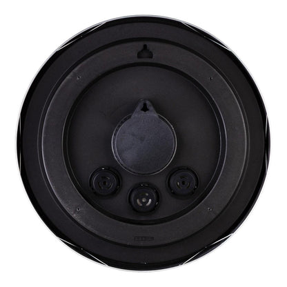 Aluminum Outdoor Wall Clock With Temp  Humidity Gauges