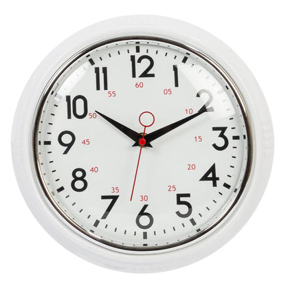 Retro White Wall Clock