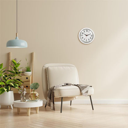 Retro White Wall Clock