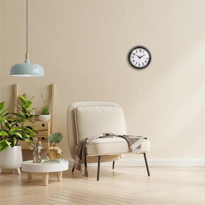 Retro Black Wall Clock