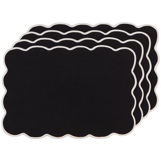 Florence Placemat Set Black