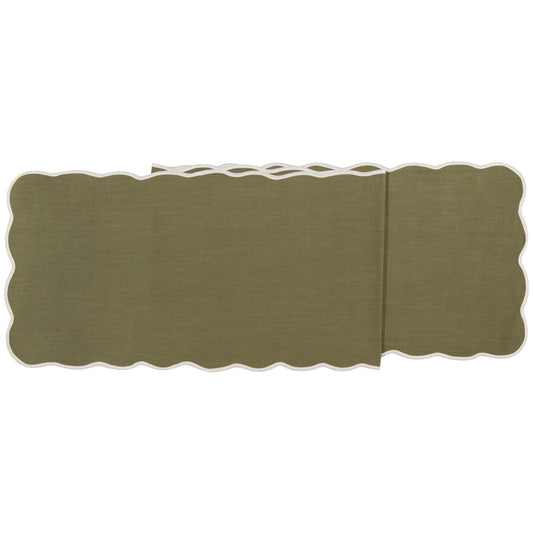 Florence Table Runner Olive Branch