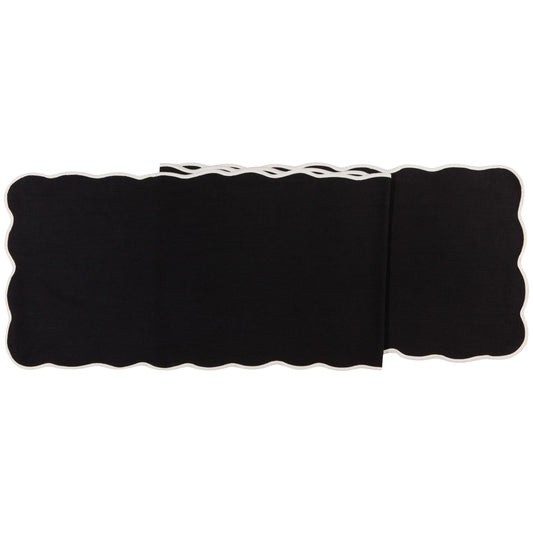 Florence Table Runner Black