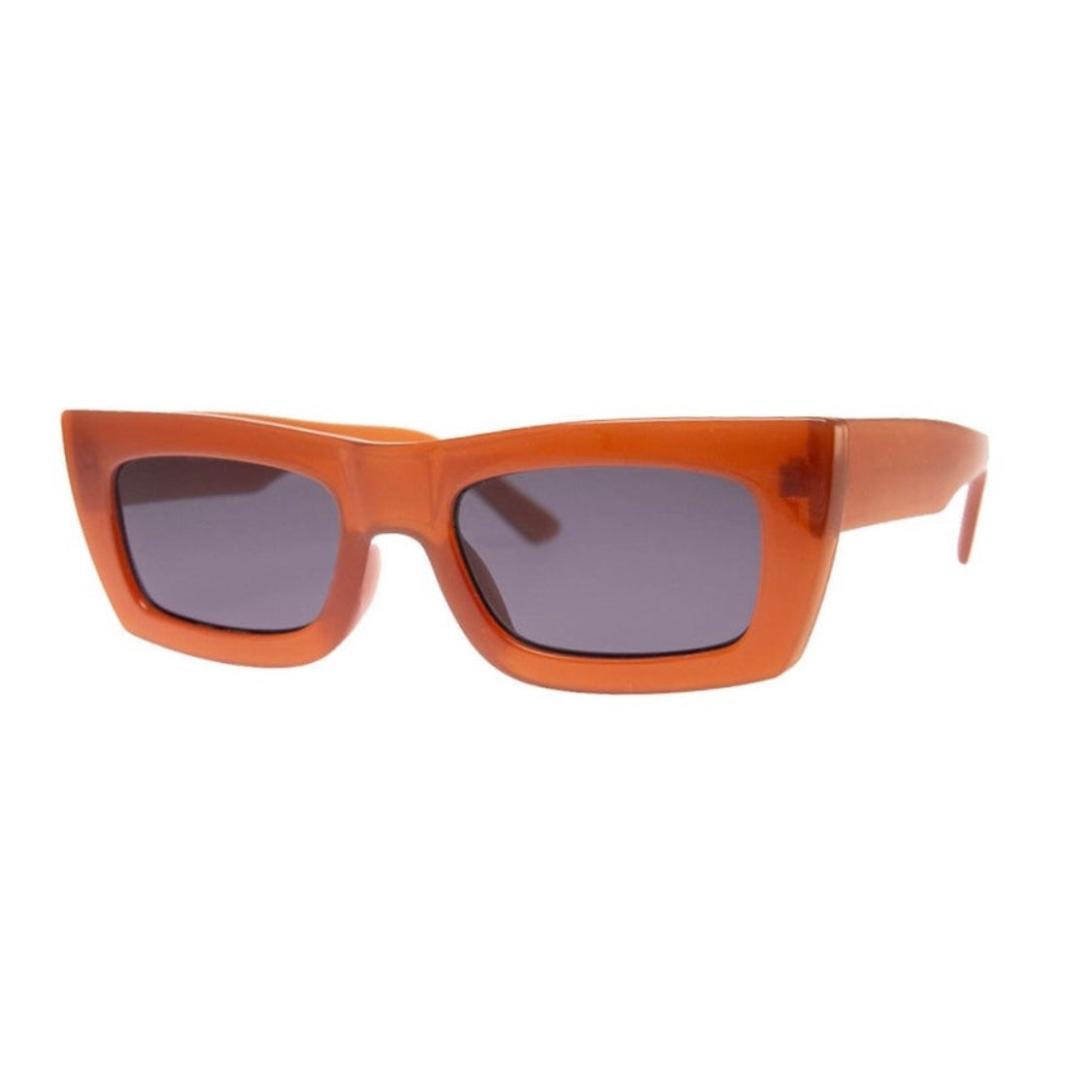 Points Sunglasses Rust Brown