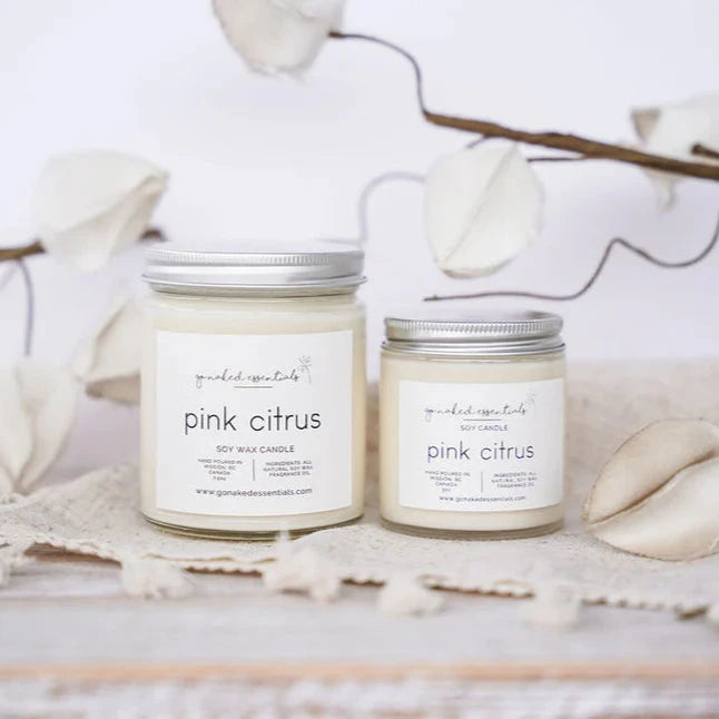 Pink Citrus Soy Candle 3oz