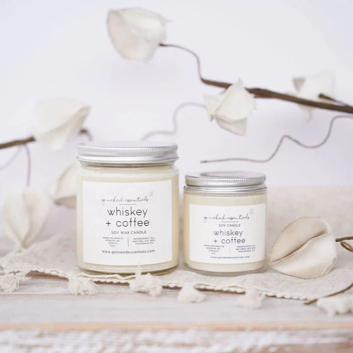 Whiskey + Coffee Soy Candle 3oz