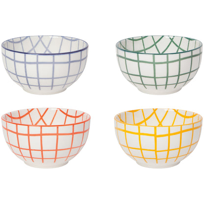 Wobbly Check Bowls