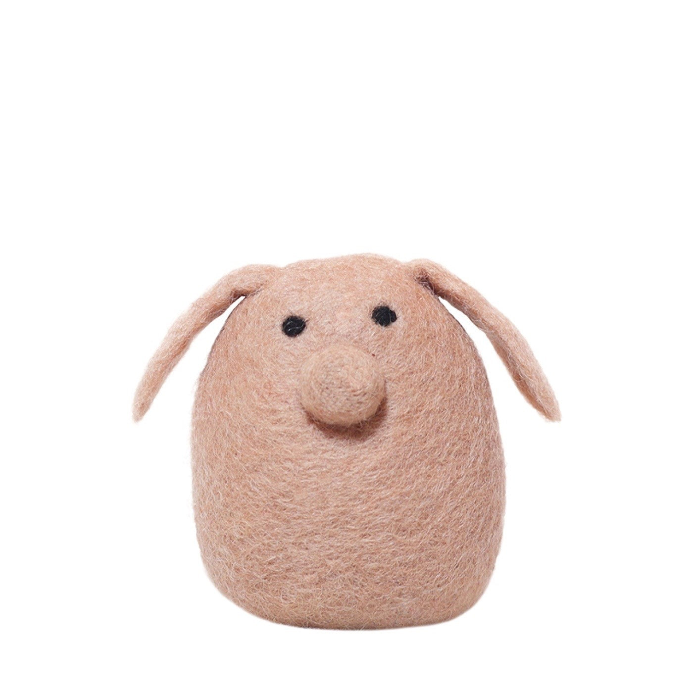 Wool Felted Pig Toy