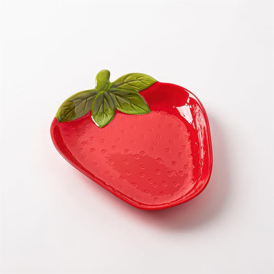 Strawberry Melamine Plate