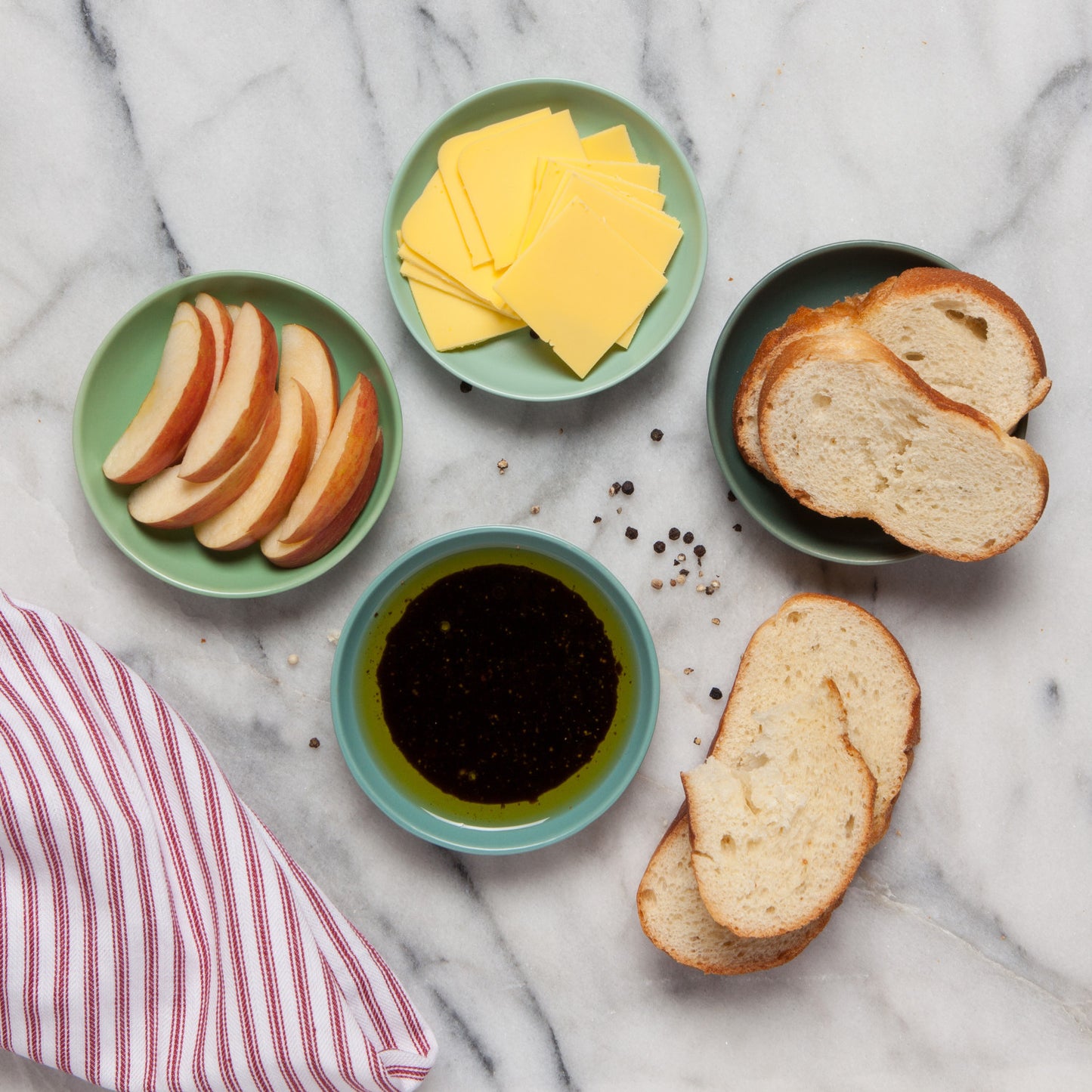 Leaf Dipping  Dishes Set