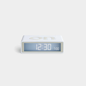 Flip Travel Clock White