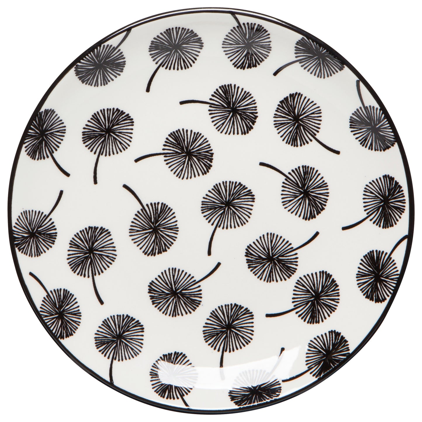 Dandelion Stamped Appy Plate