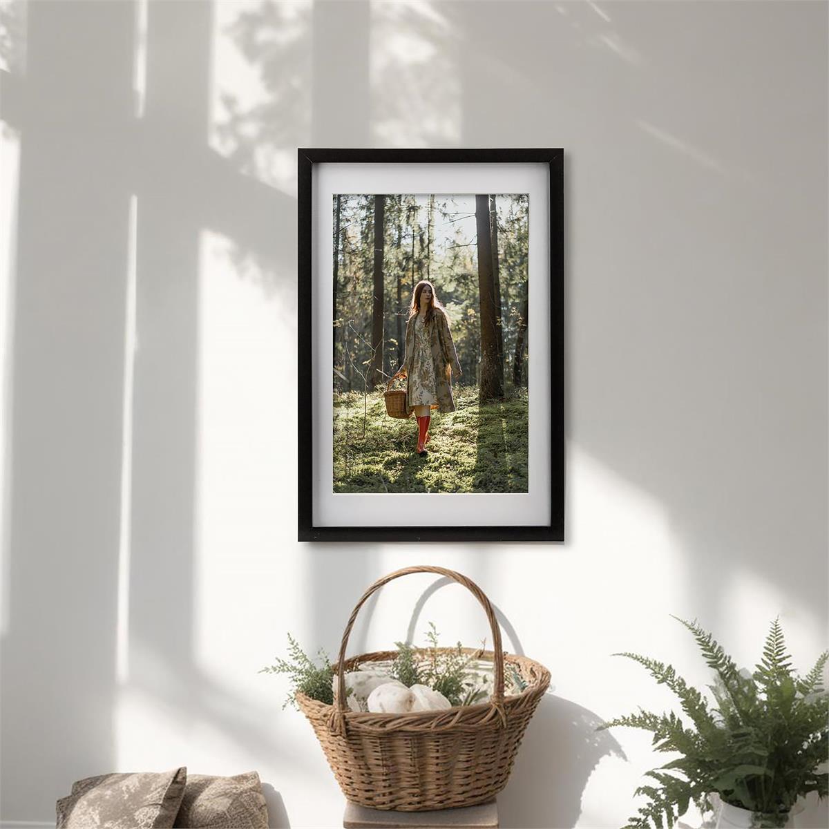 Gallery Frame Double Matted Black 12x18” (8x12")