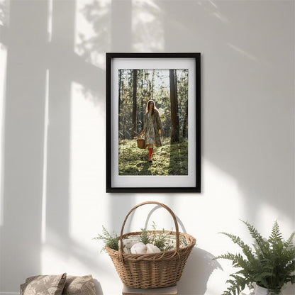 Gallery Frame Double Matted Black 12x18” (8x12")