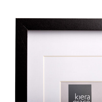 Gallery Frame Double Matted Black 12x18” (8x12")