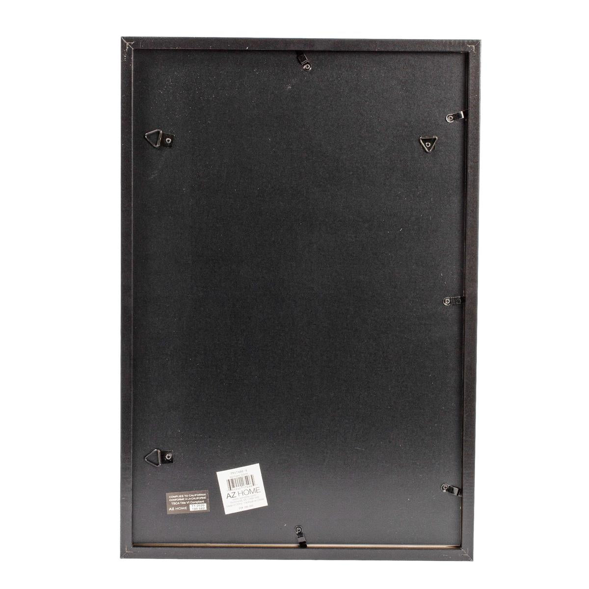 Gallery Frame Double Matted Black 12x18” (8x12")