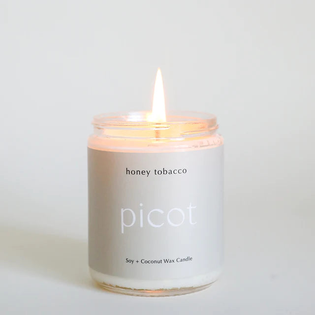 Picot Candle Honey Tobacco Sand