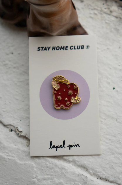 Rotten Apple Lapel Pin