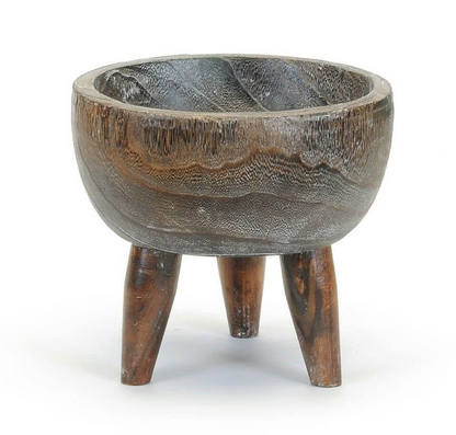 Wood Bowl on Legs