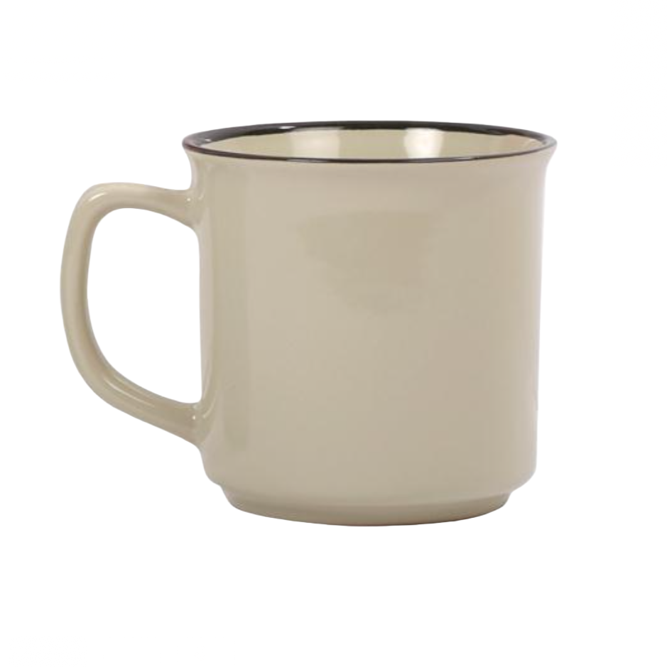 Enamel Look Mug Ivory