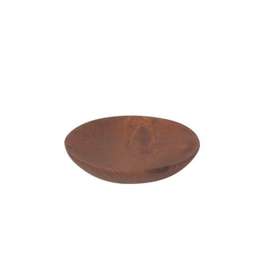 Teak Wood Plate Round Small