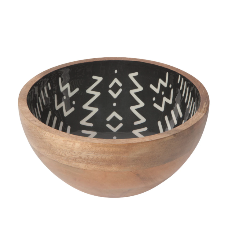 Mango Wood Serving Bowl Ziggy