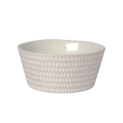 White Cloudburst Bowl Medium