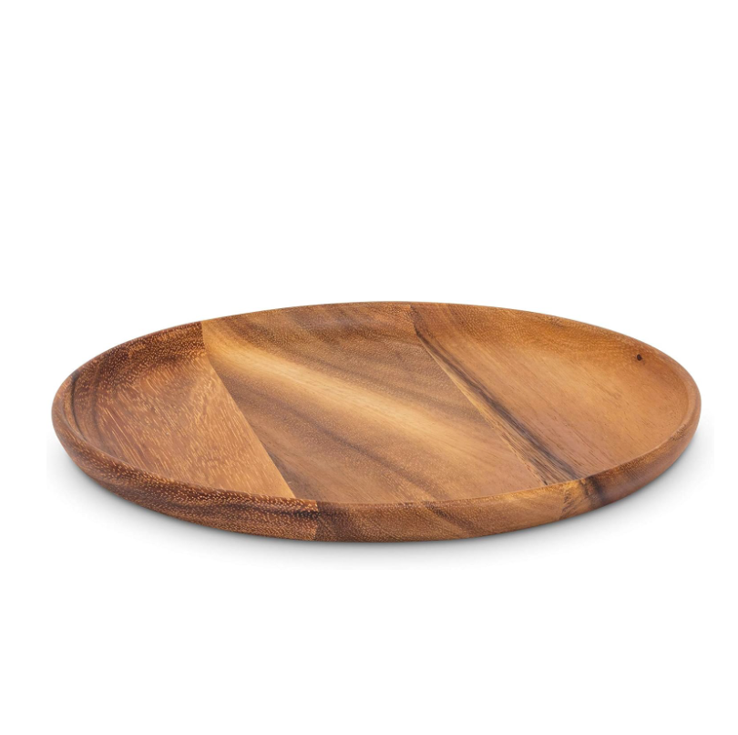 Round Acacia Chop Plate