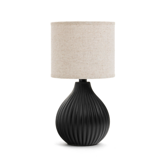 Arenas Black Ceramic Table Lamp